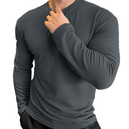 Heren Gebreide Trui met Ronde Hals – Casual American Style