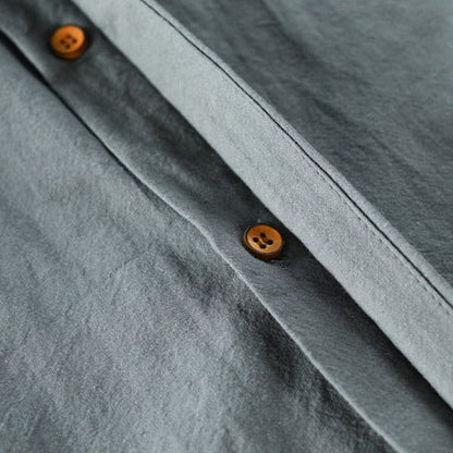 Heren Katana Stijl Shirt van Katoen en Polyester