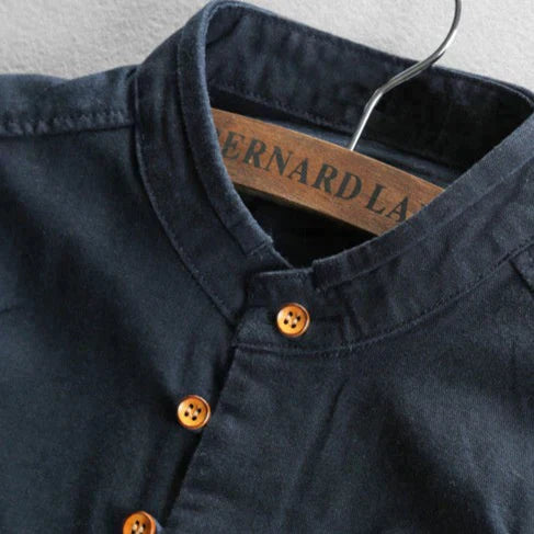 Heren Katana Stijl Shirt van Katoen en Polyester