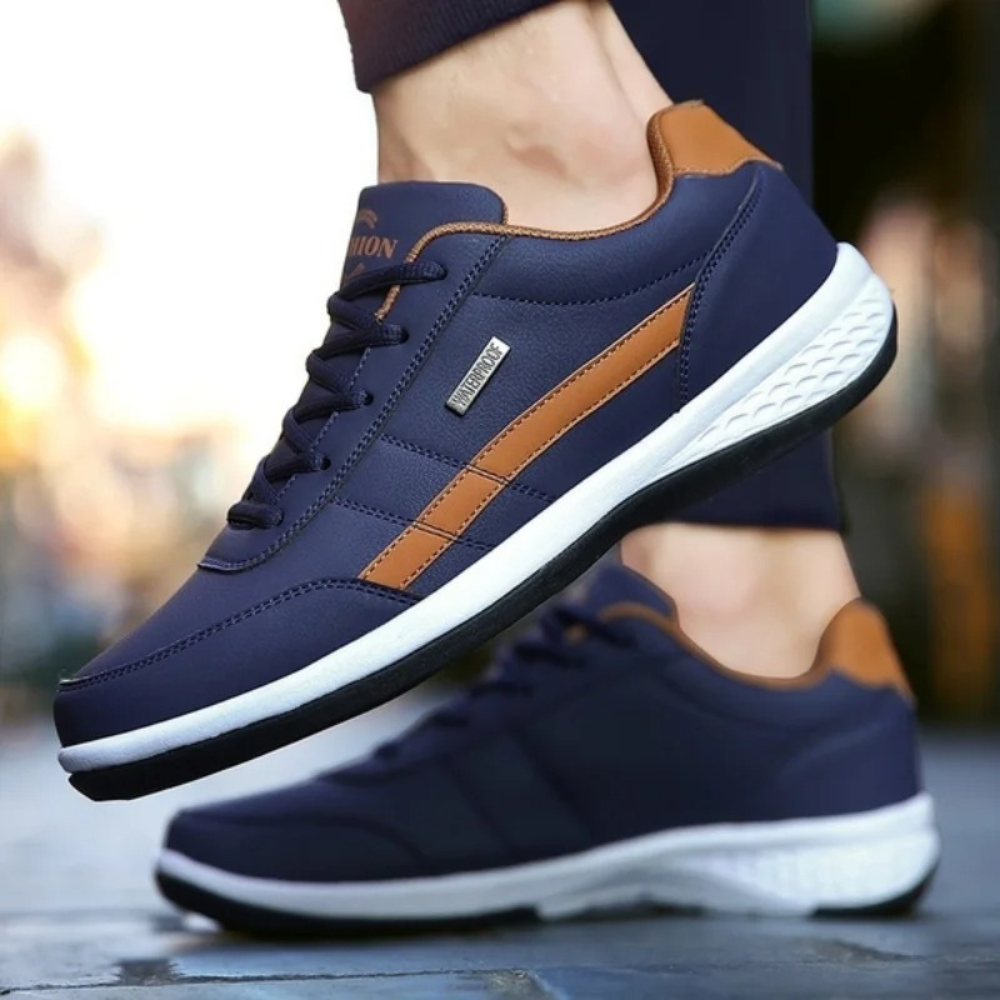 Heren Sneakers van Leer – Orthopedische Comfortschoenen – Renzo