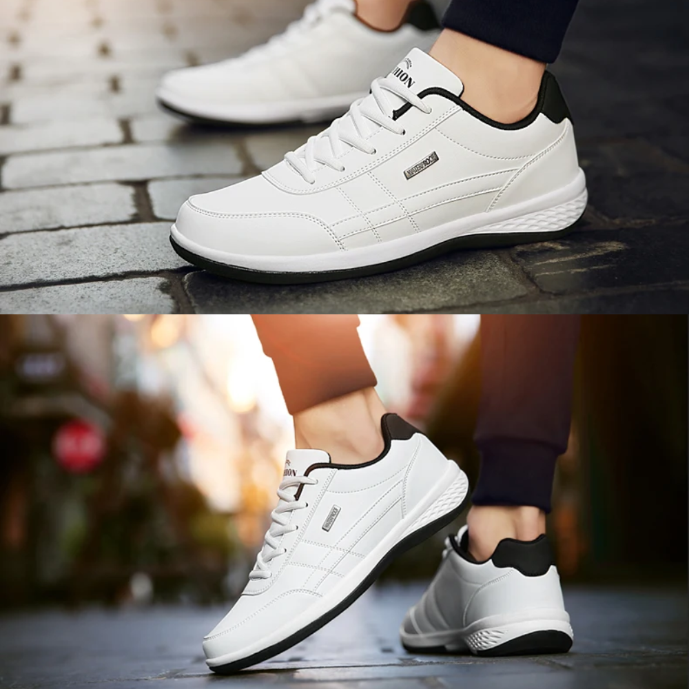Heren Sneakers van Leer – Orthopedische Comfortschoenen – Renzo