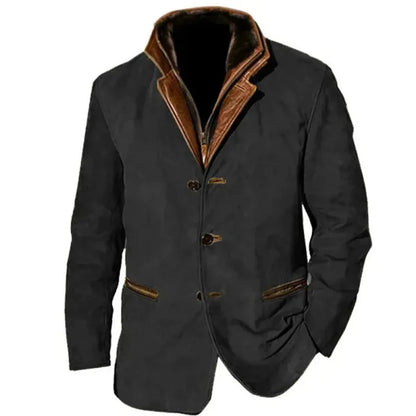 Vintage jas Heren – Klassiek & Getailleerd Tussenjack