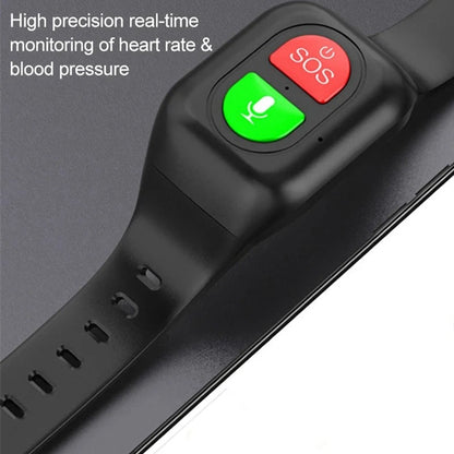 4G GPS Smartwatch voor Senioren – SOS Alarm, Gezondheidsmonitoring & Locatietracking
