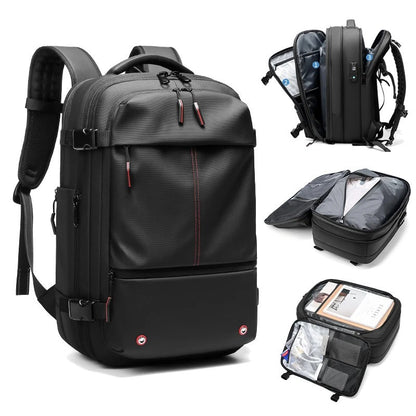 Anti-Diefstal Rugzak – 60L Reisrugzak met Vacuum Compressie
