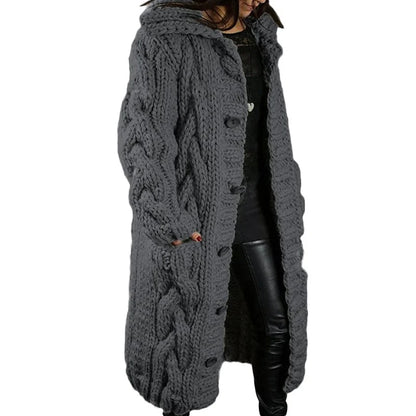 Herbst-Trenchcoat für Damen – Stilvoller langer Mantel mit Taschen-Details