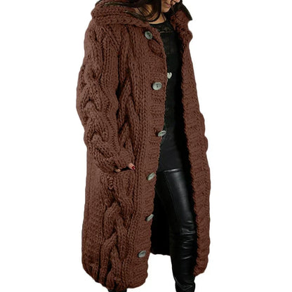 Herbst-Trenchcoat für Damen – Stilvoller langer Mantel mit Taschen-Details