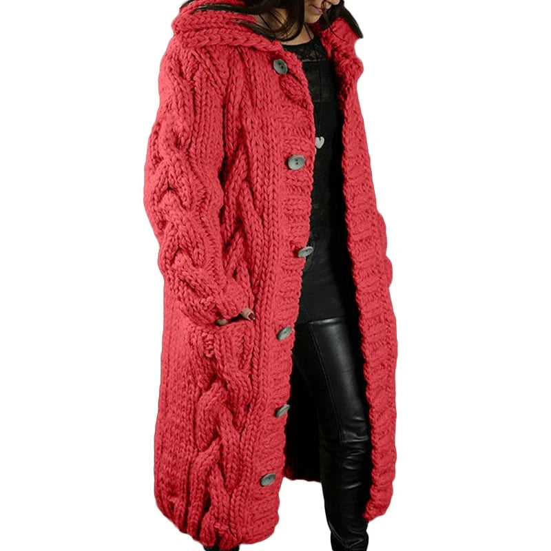 Herbst-Trenchcoat für Damen – Stilvoller langer Mantel mit Taschen-Details