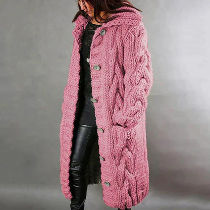 Herbst-Trenchcoat für Damen – Stilvoller langer Mantel mit Taschen-Details