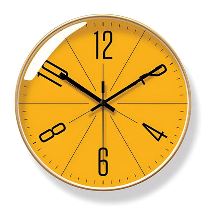 NordicTime – Moderne Wandklok in Zwart-Wit Design