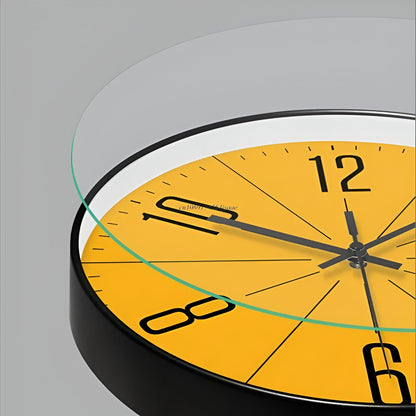 NordicTime – Moderne Wandklok in Zwart-Wit Design