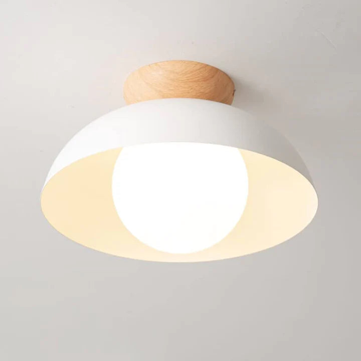 Moderne minimalistische Deckenleuchte – Halbeinbau-Modell