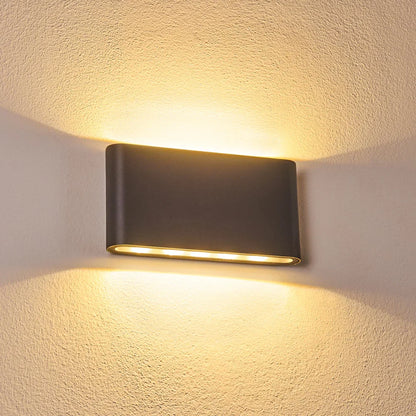 Moderne wasserdichte Außenlampe – Aluminium-Wandlampe mit Auf- und Abwärtslicht, IP65