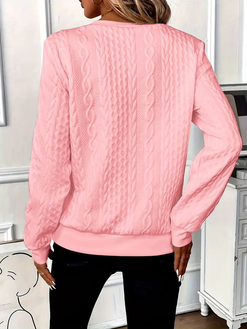 Damen Pullover mit Reißverschluss – Weicher Pullover für jede Jahreszeit