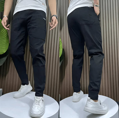 MynaMode | Zwarte Stretch Cargo Broek voor Heren – Jonas