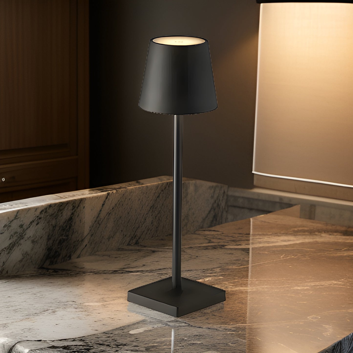 Nordia Light – Draadloze Oplaadbare LED Tafellamp met Touch Dimfunctie