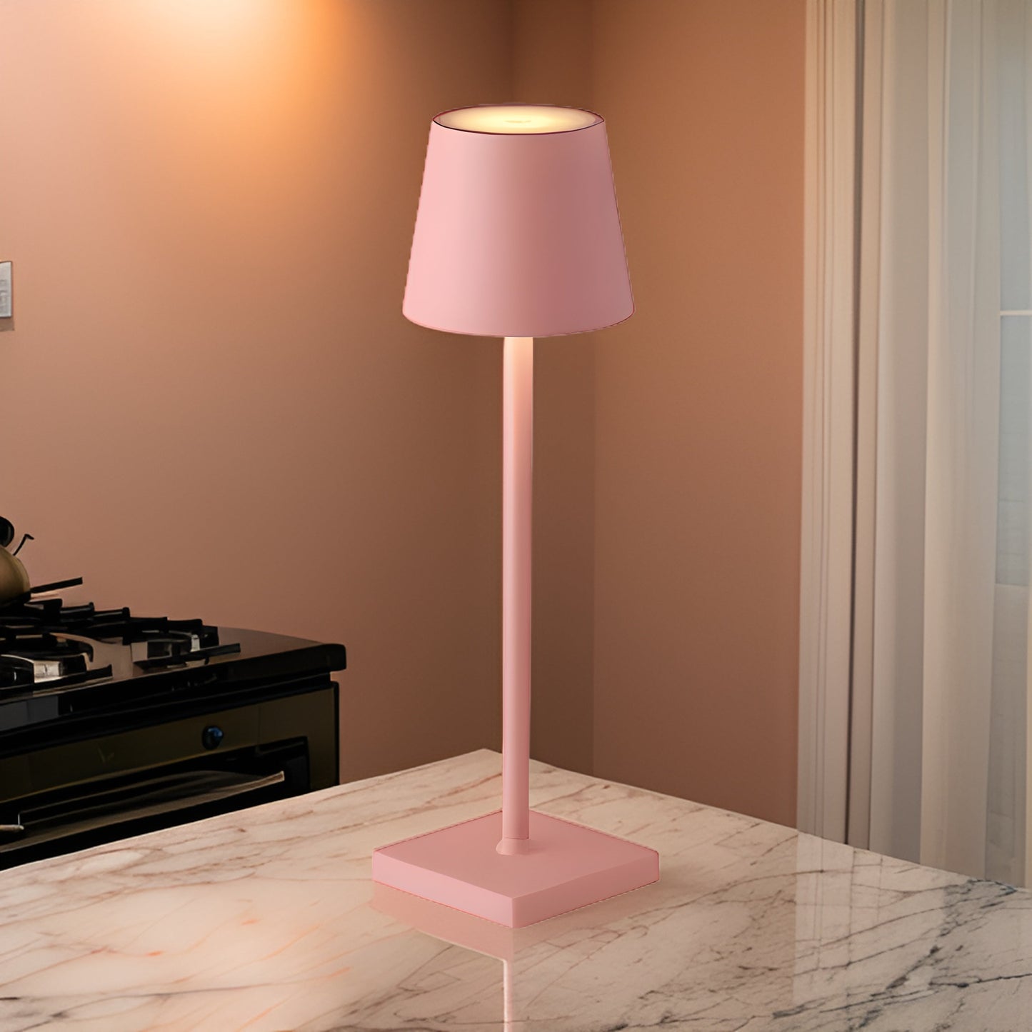 Nordia Light – Draadloze Oplaadbare LED Tafellamp met Touch Dimfunctie
