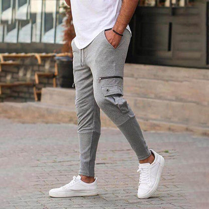Herren-Jogginghose aus Baumwolle – Bequem mit Kordelzug und Taschen