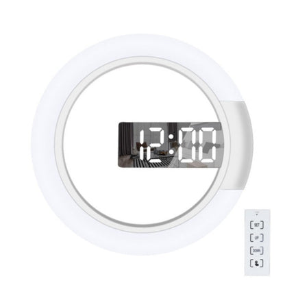 Stylish LED Wall Clock with Adjustable Mood Lighting