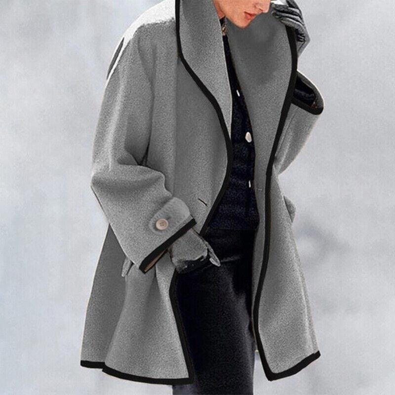 Elegante Dames Winter Trenchcoat met Dubbele Knopen | Ideaal voor Herfst & Winter