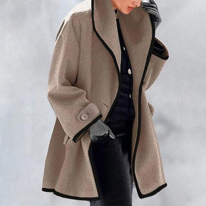 Elegante Dames Winter Trenchcoat met Dubbele Knopen | Ideaal voor Herfst & Winter