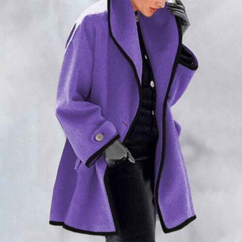Elegante Dames Winter Trenchcoat met Dubbele Knopen | Ideaal voor Herfst & Winter