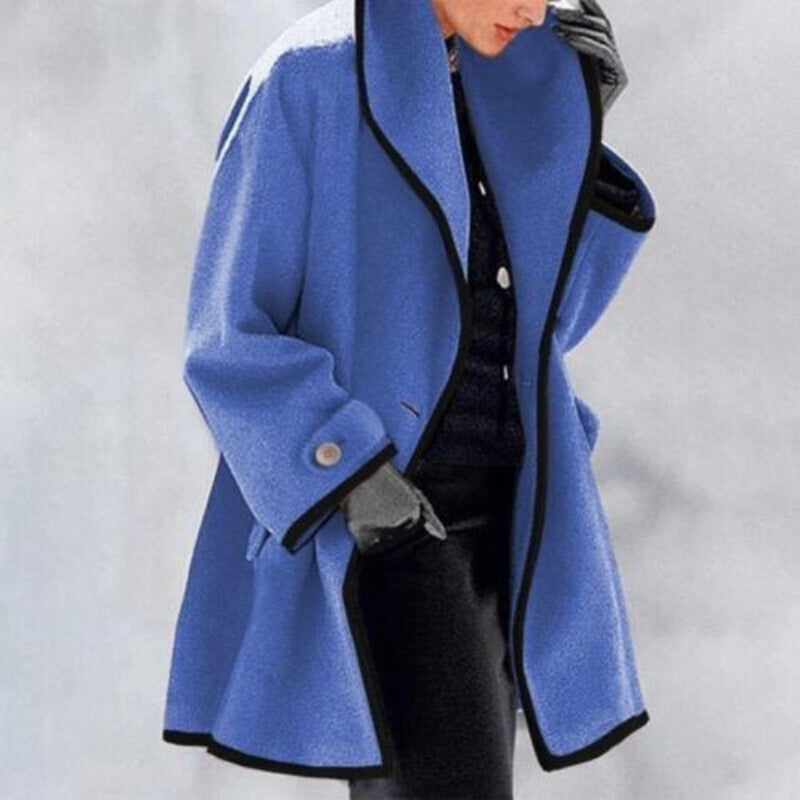Elegante Dames Winter Trenchcoat met Dubbele Knopen | Ideaal voor Herfst & Winter