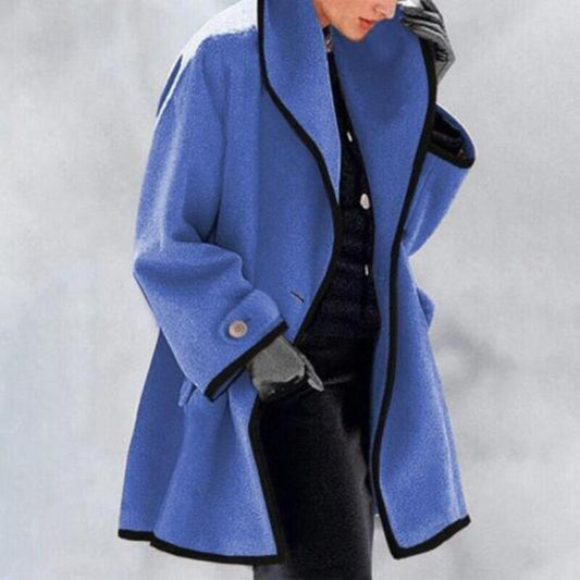 Elegante Dames Winter Trenchcoat met Dubbele Knopen | Ideaal voor Herfst & Winter