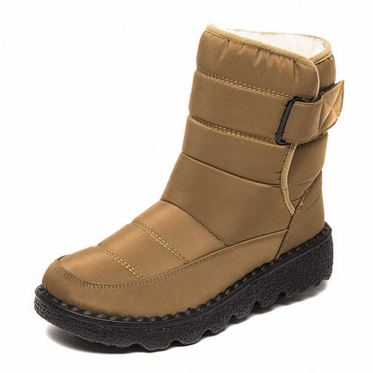 Waterdichte en Rutschfest Dames Schneestiefels - Warme Winterlaarzen voor Sneeuw en Regen