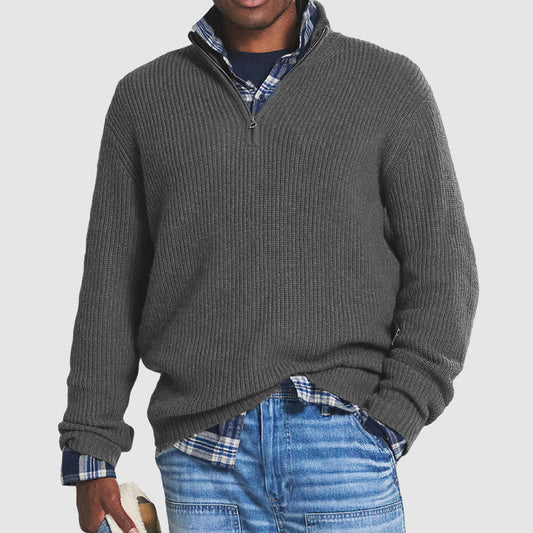 Half Zip Trui voor Heren – Comfortabel en Stijlvol