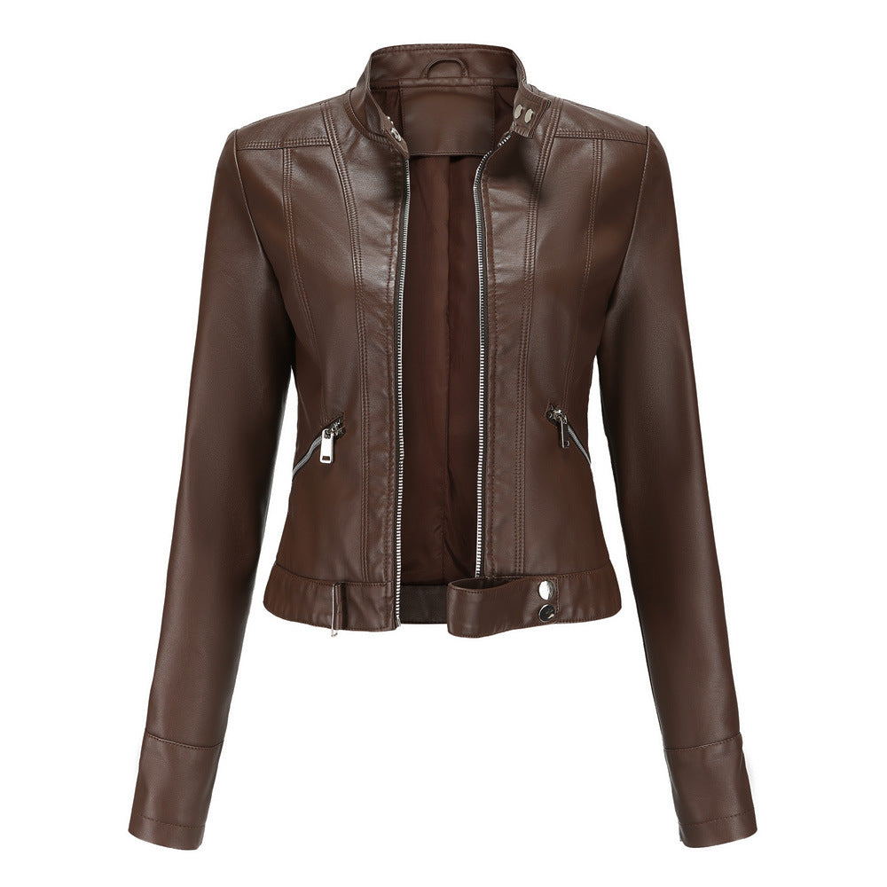 Dames Leren Jas Elegant – Echt Leder & Tijdloos Design