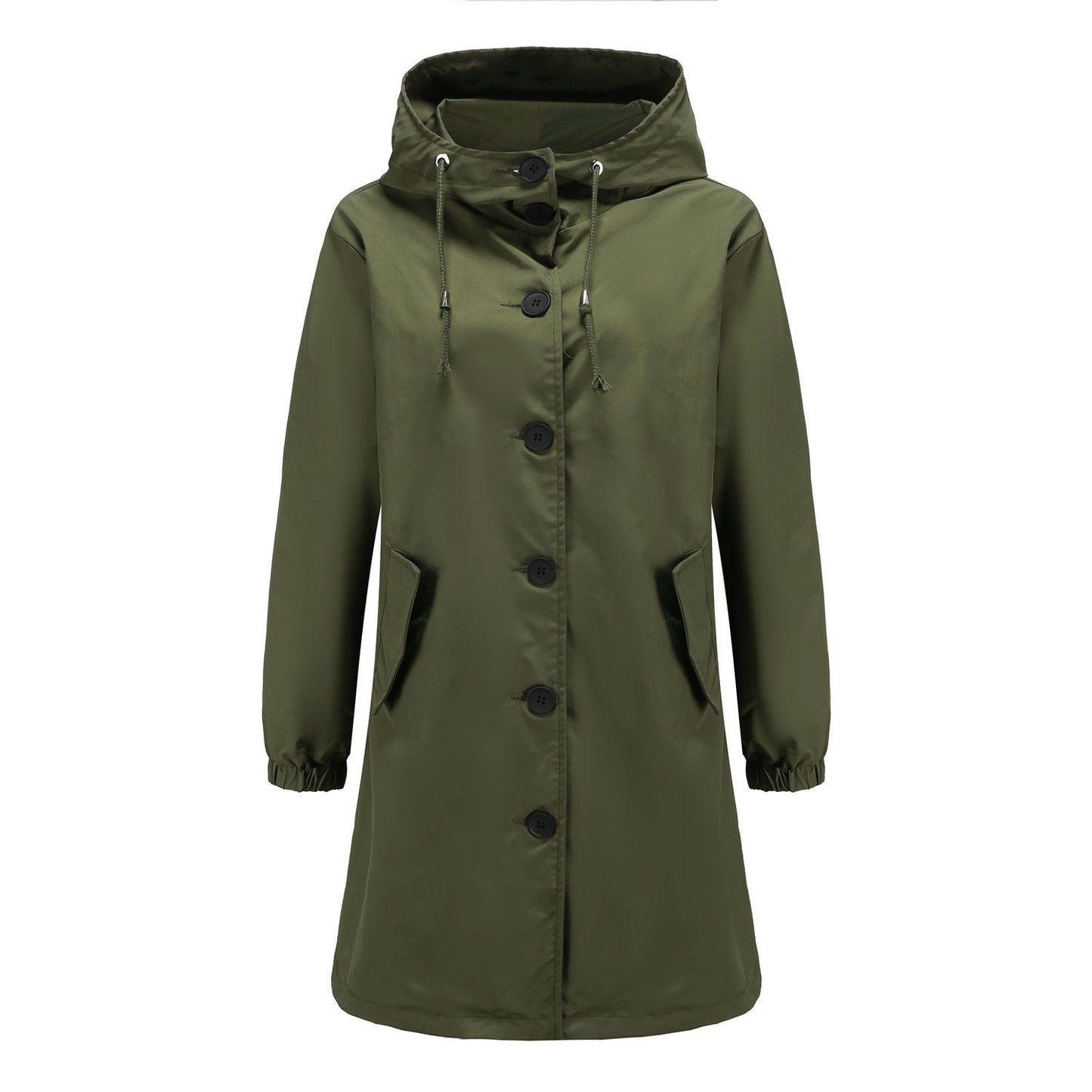 Dames Waterdichte Regenjas met Capuchon