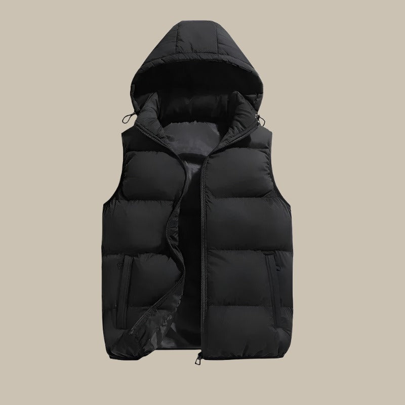 Modieuze Heren Bodywarmer met Capuchon – Comfortabel & Praktisch