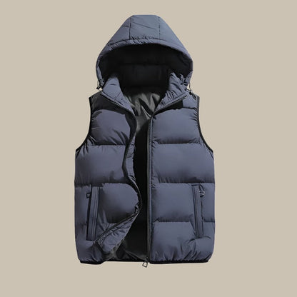 Modieuze Heren Bodywarmer met Capuchon – Comfortabel & Praktisch