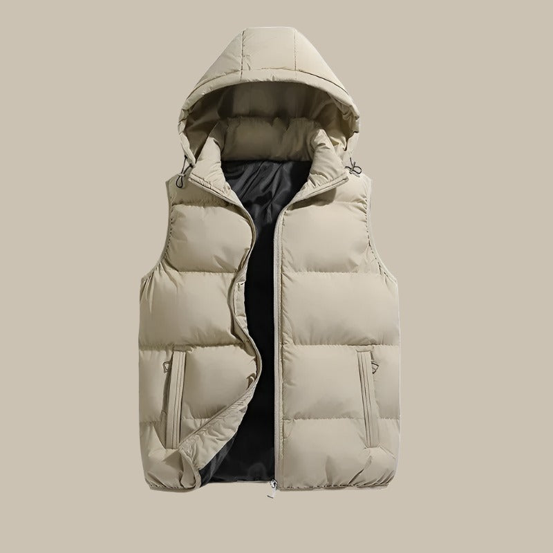 Modieuze Heren Bodywarmer met Capuchon – Comfortabel & Praktisch