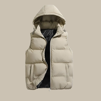 Modieuze Heren Bodywarmer met Capuchon – Comfortabel & Praktisch