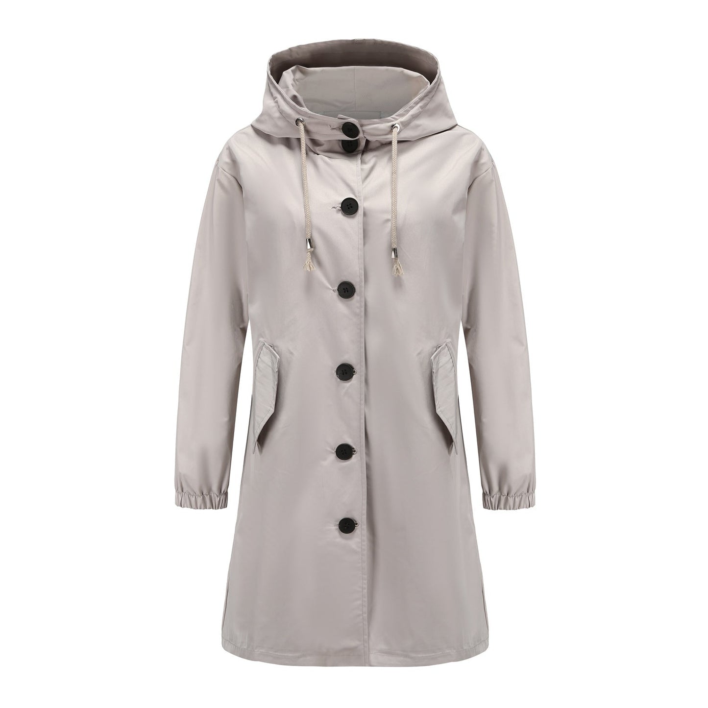 Dames Waterdichte Regenjas met Capuchon