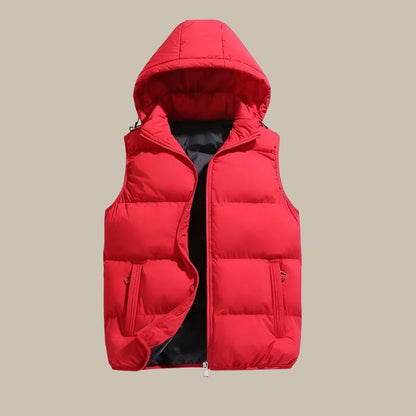 Modieuze Heren Bodywarmer met Capuchon – Comfortabel & Praktisch