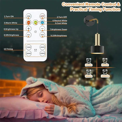 Remote Control Wall Lamp