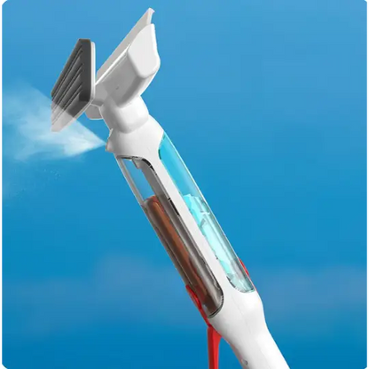 Telescoop Raamwisser met Spray – Verstelbaar tot 190cm – Microvezel & Schraper