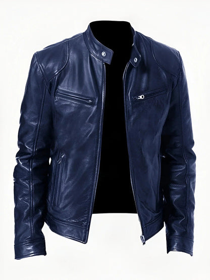 Casual Leren Jas voor Heren – Stijlvol, Comfortabel & Veelzijdig