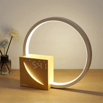 LumiTouch Stylish Night Lamp with Touch Control Alarm Clock