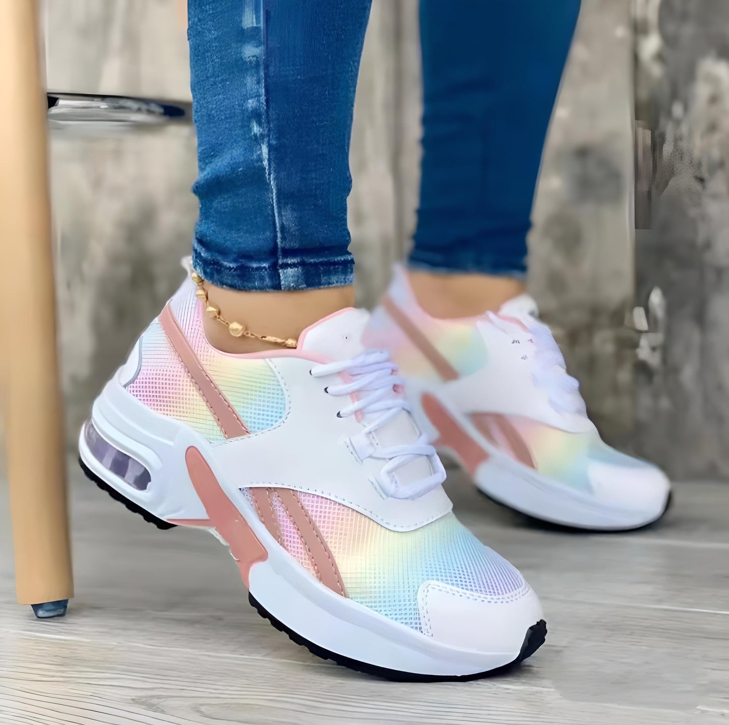 Bequeme Ergonomische Damensneaker – Leicht & Atmungsaktiv