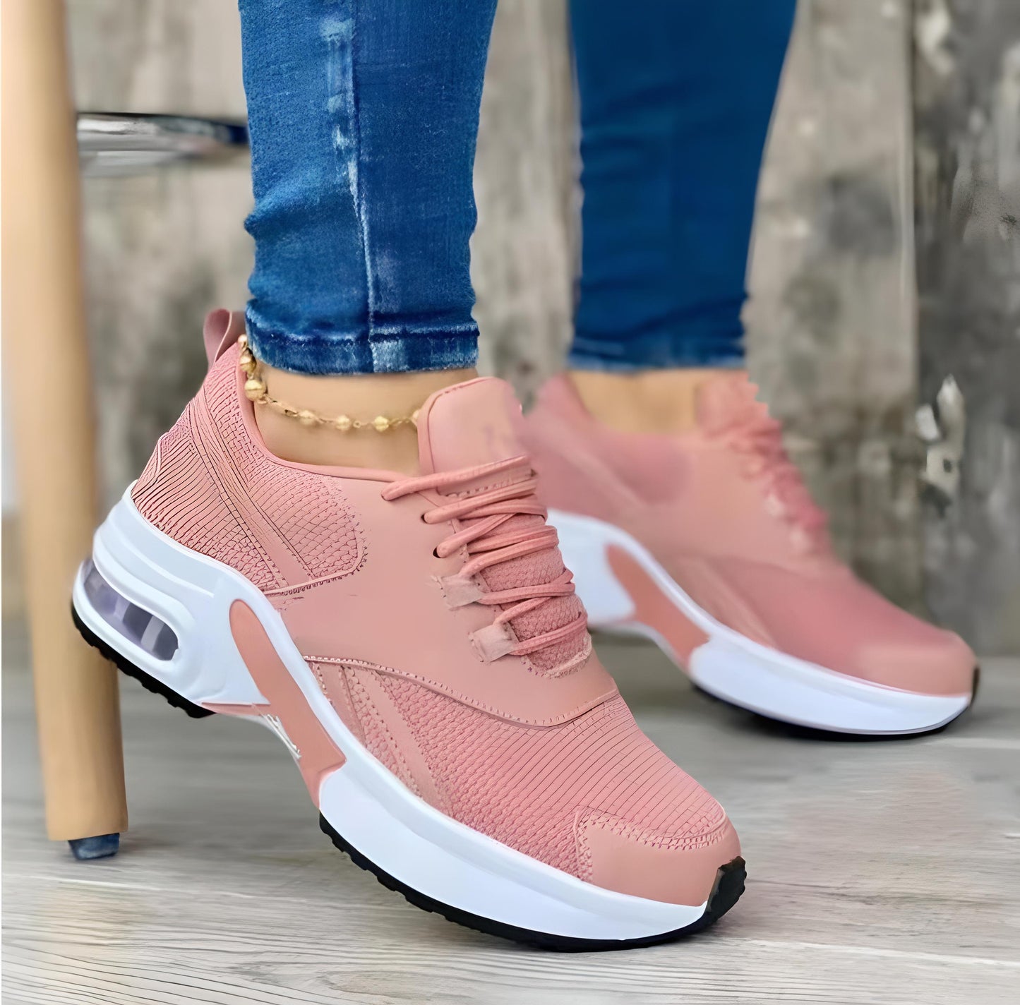 Bequeme Ergonomische Damensneaker – Leicht & Atmungsaktiv