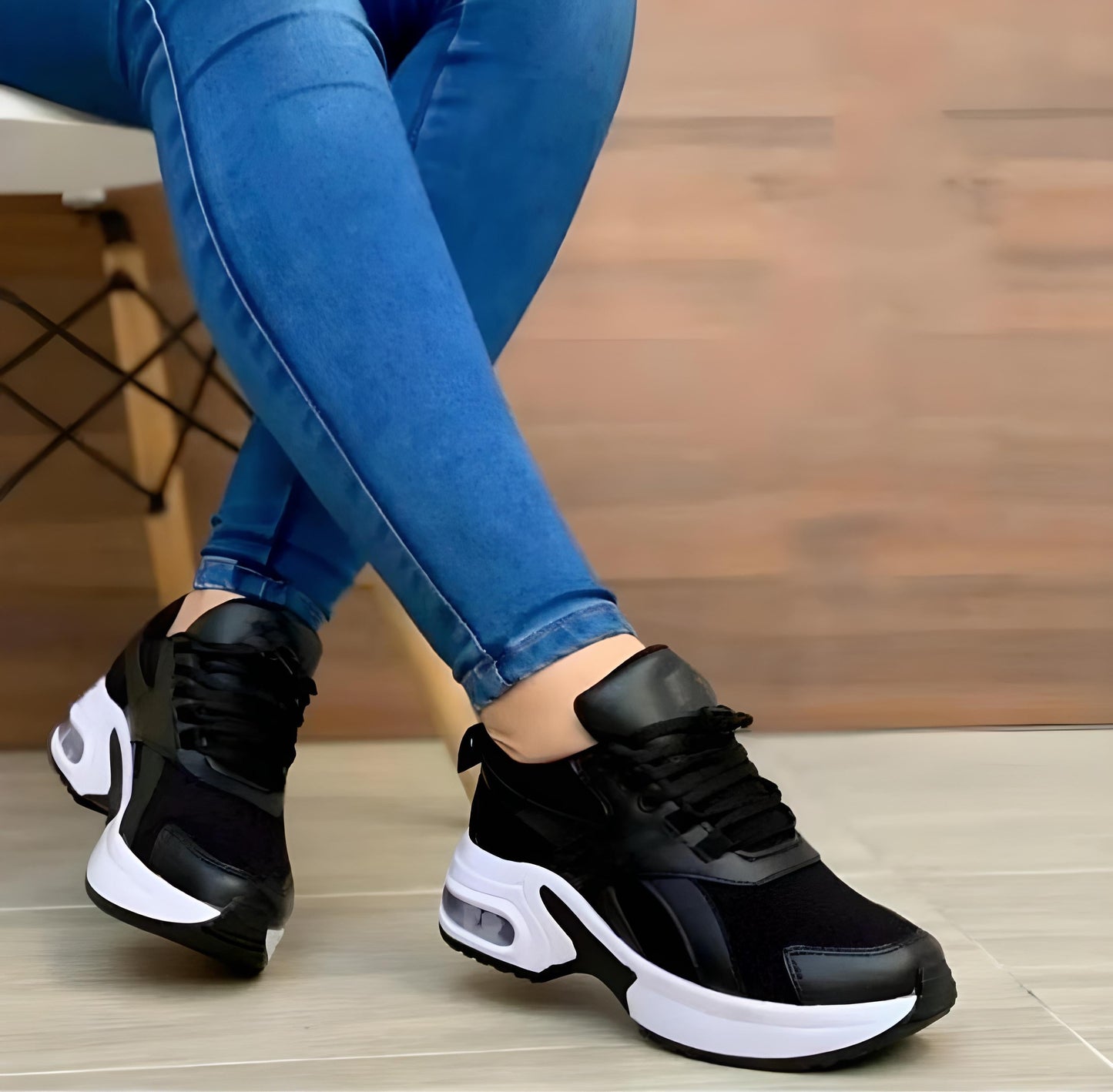 Bequeme Ergonomische Damensneaker – Leicht & Atmungsaktiv